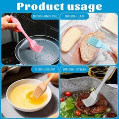 4PCS Silicone oil brush for cooking basting 17 CM GOOD QUALITY & VALUE
