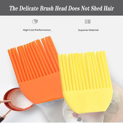 2PCS Oil Brush Silicone Baking Pastry Cream For BBQ Basting Kitchen Party New US