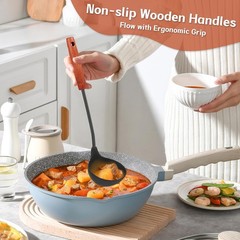 3Pcs Black Silicone Wok Tools Heat Resistant Non Stick Kitchen Utensils