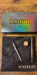 SNOGO Cacao Straw – Silver Design – Brand New / Unopened