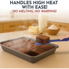 Silicone Spatula Set 4 Piece Heat Resistant Kitchen Baking Mixing Tools New