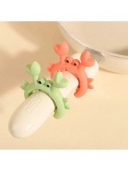 Silicone Crab Spatula Holder Heat Resistant Utensil Rest Kitchen Cooking Tool