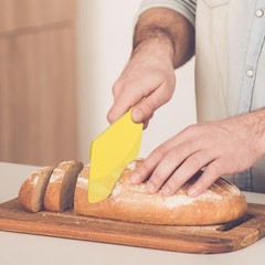 Hard Bench Scraper Dough Scraper for Baking, 4 PCs BPA Free PP Plastic Flexible