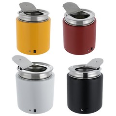 2* Commercial Soup Warmer Pot Electric Soup Kettle with Hinged Lid Food Warmer