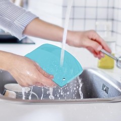 Hard Bench Scraper Dough Scraper for Baking, 4 PCs BPA Free PP Plastic Flexible