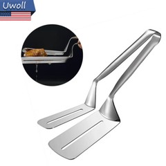 Kitchen Tongs Steak Clamp Stainless Steel Food Clip Bread Meat BBQ Cooking Tools