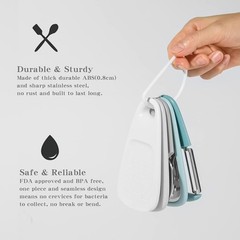Kitchen Gadgets Set 5 Pieces Stackable Cooking Tools Space Saving Small Kitchen