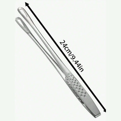 Stainless Steel Food Tongs Long Handle Non-Slip BBQ Tongs Steak Tongs Clamp Tool
