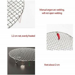 Professional Grade Round Cooling Rack for BBQ Grilling Baking and More