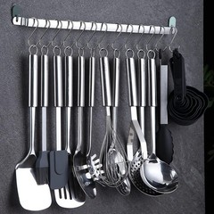Berglander Kitchen Utensils Set 38 Pieces, Stainless Steel Cooking Utensils S…
