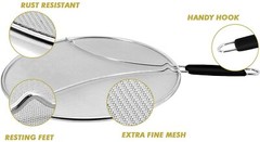 Oil Grease Splatter Screen for Frying Pan 11.3″ Splash Guard Prevent Protect