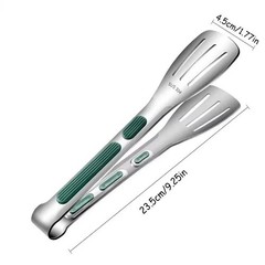 3 PCS Stainless Steel Steak Clamp Food Bread Meat Clip Tongs BBQ Kitchen Cooking