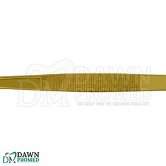 2 Pcs Gold Kitchen Tweezers 10″ Straight & Round Tip Set Chef Long Food Tongs