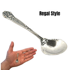 Solid 925 Sterling Silver Small Salt Spoon – Elegant Miniature Spoon