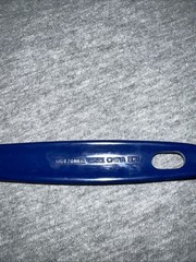 Vintage Melamine Ware Blue Kitchen Utensil Fork Serving China 809 Rare 4 Prong