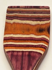 Island Bamboo Pakka Wood 12” Rainbow Spatula Turner Red Purple Utensil