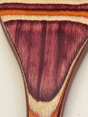 Island Bamboo Pakka Wood 12” Rainbow Spatula Turner Red Purple Utensil