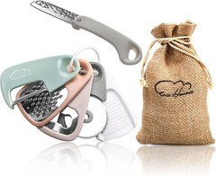 Kitchen Gadgets Set 5 Pieces Stackable Cooking Tools Space Saving Small Kitchen
