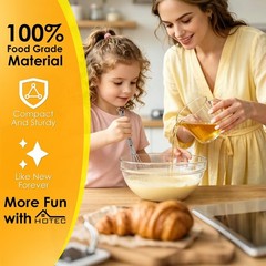 Dishwasher Safe Mini Whisks in 5″ & 7″ Sizes – Rust-Resistant Kitchen Tools