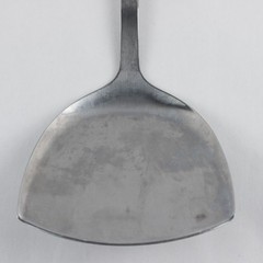 18/0 Stainless Steel Wok Spatula W/ Long Handle Made in China Used Condition