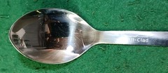 Vintage ALL-Clad Polished Stainless Steel Solid Kitchen Spoon