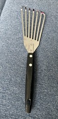 Vintage Stainless Steel Slotted Fish Spatula Flipper 11.5 Inches Long Unbranded