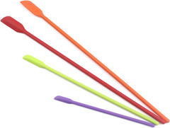 Silicone Spatula Set 4pcs Mini Flexible Scraper Tools for Jar Kitchen Makeup