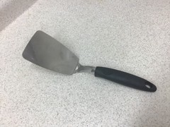 Unbranded Stainless Flexible All Metal Blade Spatula Flipper Turner 11.5”