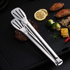 2 Pack Kitchen Tongs Stainless Steel Locking Food Tongs Kitchen Clamps 7 & 12in