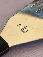 MIU Fish Spatula Stainless Steel Flexible Polished Metal Corrosion Resistant