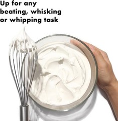 304 Stainless Steel Whisk Set, Dishwasher Safe Rustproof Metal Whisk, Profess…