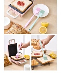5 Pcs Silicone Basting & Pastry Brushes Set – Oil Brush for BBQ, Kitchen, Party