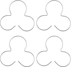 Glass Cooktop Heat Diffuser for Electric Stove – Pack of 4 | Full Heat Sink Prot