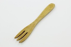 4 Pieces Bamboo Utensil Dessert Wooden Forks Bamboo Forks (USA seller)