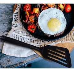 Egg Fish Frying Pan Spatula Silicone Turner Scoop Kitchen Tools Cooking Utensils