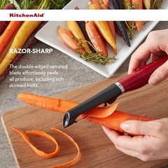 KitchenAid 6-Piece Set, Masher/Grater/Peeler/ 2 Turners/Scraper – Empire Red
