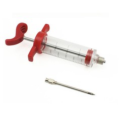 US 1 Pack Plastic Food Marinade Injector Syringe Screw-on Meat Needle BBQ