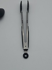 Matching Mixed Lot of 6 Unbranded Kitchen Utensil Supplies Stainless Black Handl