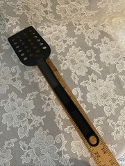 T-Fal Black Nylon Slotted Holes Spatula Plastic Lightweight Flipper Canada