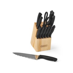 23 Piece Stainless Steel Cutlery Utensil Set Black Dishwasher Safe Kitchen Tools