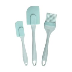 3PCS Silicone Spatula Set Cream Scraper Butter Cake Mixer Baking Tool