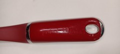Lot Of 4 KitchenAid Utensils Empire Red Spatula Ladle Slotted Spoon & reg. Spoon