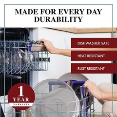 BergKoch 13 Inch Stainless Steel Splatter Screen for Frying Pan