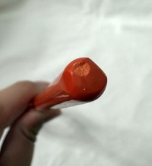 VTG Dr Oetker Melamine Stirring Spoon Spatula 520 Risotto Scraper Red/Orange MCM