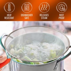 Splatter Screens – Stainless Steel Splatter Screens for Frying Pan with Insul…