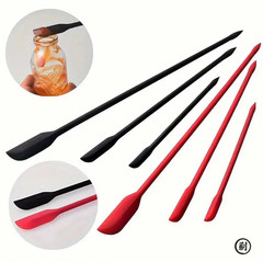 3pcs Mini Silicone Spatula Set Heat Resistant Jar Bottle Kitchen Tools – NEW