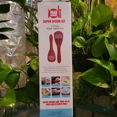 Mad Hungry Spurtle Silicone Super Spoon Red Kitchen Utensils Grater Strainer Set