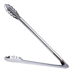 4416HDL 16 inch heavy duty stainless steel restaurant tongs with Lock, 1 pack