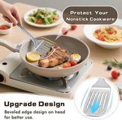 4 Pcs Cooking Utensils Set, Stainless Steel Kitchen Utensils, Heat Resistant …