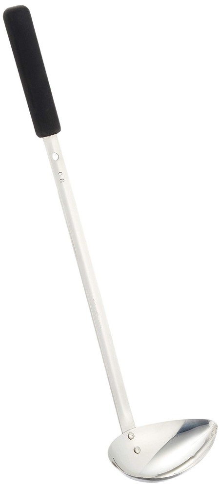 Silicon long handle side ladle 90cc 18-8 stainless steel China BLCH701